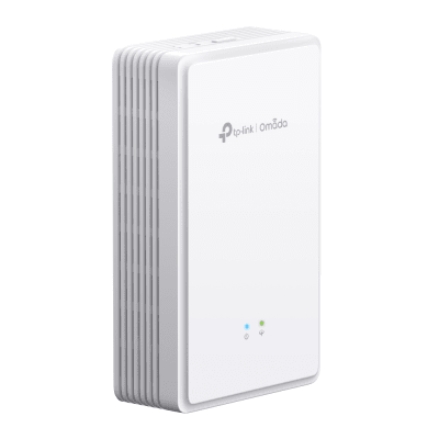 TP-LINK - Punto de Acceso GPON Omada / WiFi 6 AX1800 / 1 puerto GPON / 1 Puerto FXS / 2 Puertos 10/100/1000 RJ45 / Mesh Omada / Configuración por Controlador o Stand-Alone / Para Montaje en Pared