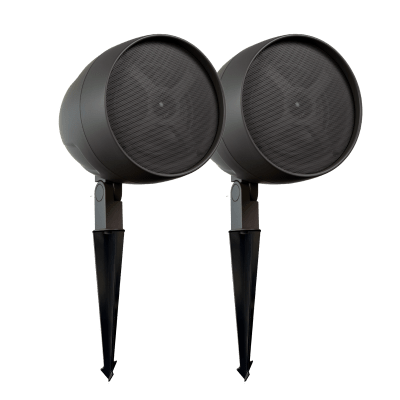 TRUAUDIO - Altavoz de 2 vías | exteriores | 70V / 100V | woofer de 6.5 in | negro