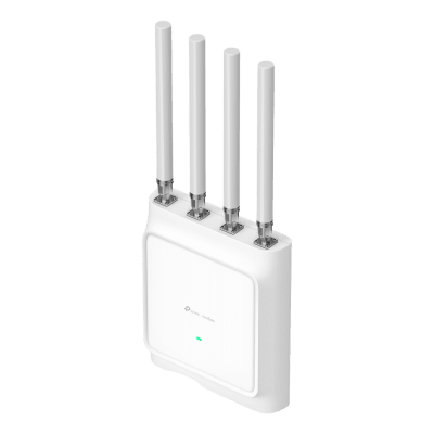 TP-LINK - Access Point Wi-Fi 6 Exterior AX3600 / 3.6 Gbps Velocidad Total / 4x4 MU-MIMO / IP68 / Protección Rayos 6 kV / Gestión Cloud Omada / -40°C a +70°C / Alta Densidad de Usuarios