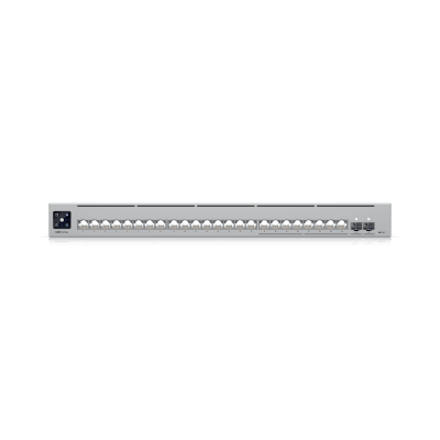 UBIQUITI - UniFi Switch Pro Max 24 – Switch Capa 3 con 24 Puertos (8 × 2.5 GbE y 16 × 1 GbE), 2 Puertos SFP+ 10G y Pantalla Informativa Integrada
