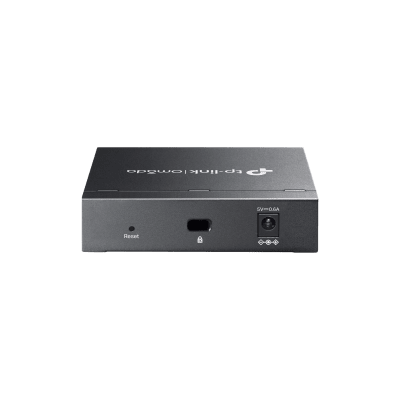TP-LINK - Switch Gestionado Omada SDN / 5 Puertos Gigabit RJ45 / 10 Gbps Capacidad Switching / 7.4 Mpps Forwarding Rate / Gestión Cloud Centralizada / VLAN 802.1Q / QoS 8 Colas Prioridad / Metal Fanless