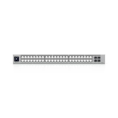 UBIQUITI - UniFi Switch USW-Pro-XG-48 / Capa 3 / 48 puertos (32 × 10 GbE, 16 × 2,5 GbE) + 4 puertos SFP28 25 G
