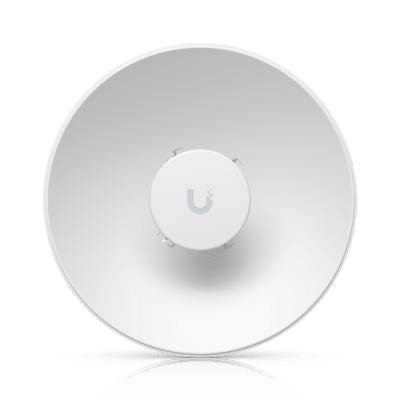 UBIQUITI - UISP Dish Mini – Antena Direccional Tipo Plato de 26 dBi de Ganancia, Banda de Frecuencia de 5150 a 6875 MHz