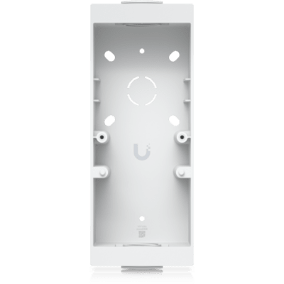 UBIQUITI - Caja de Conexión Color Blanco para Lectores Profesionales UniFi Access y Doorbell, Montaje en Superficie Plana, Compatible con Conduit de 3/4”