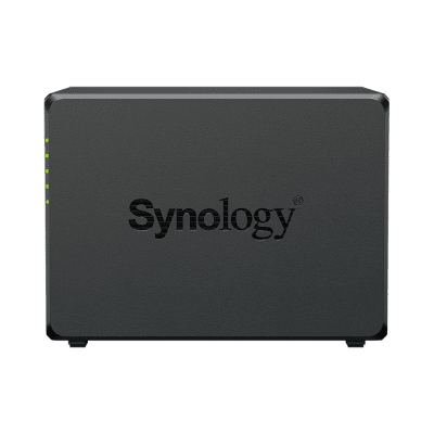 SYNOLOGY - NAS DiskStation DS425+ | 4 Bahías | Intel Celeron J4125 2.7 GHz | 2 GB DDR4 / 2.5GbE + 1GbE | 2 Puertos USB 3.2 Gen 1 | 2 Ranuras M.2 NVMe | Hasta 80 TB | Synology DSM.