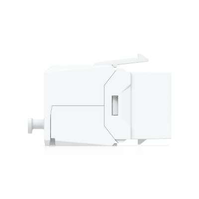 UBIQUITI - Keystone Jack Cat6 Tipo Toolless para Terminación sin Herramientas, Instalación Snap-In en Patch Panel, Paquete con 12 Piezas