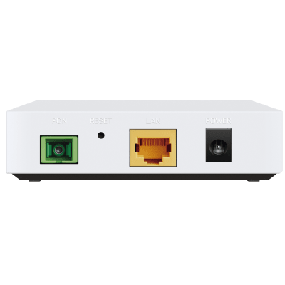 TP-LINK - ONU/ONT - Unidad de Red Óptica XPON dual EPON/GPON / 1 Puerto RJ45 10/100/1000 Mbps / 1 puerto XPON Conector SC/APC / Equipo Bridge / Longitud de Onda Up: 1310 nm Dw: 1490 nm