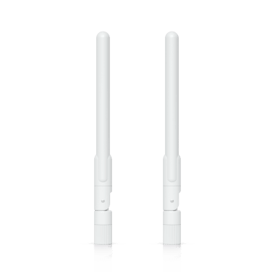 UBIQUITI - Par de Antenas Omnidireccionales Ideales para el UK-Ultra. Incluye dos Antenas de Doble Banda con 3 dBi en 2.4 GHz y 4 dBi en 5 GHz
