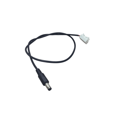 EPCOM POWERLINE - Cable con Conector Macho (Pigtail) | Forro Negro | Terminal Blanca | Alimentación para Vcc con Puntas Libres | Polarizado | Largo 22 cm ( 8.66 Pulgadas)  | Calibre 22AWG.