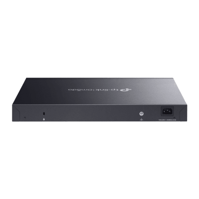 TP-LINK - Switch L2+ Gestionado / 24 Puertos Gigabit + 4 Puertos 10G SFP+ / 16 PoE+ (30W) + 8 PoE++ (90W) / 128 Gbps / 500W PoE Budget / SDN Cloud