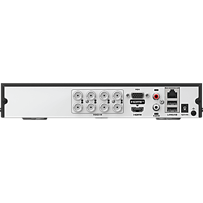 HIKVISION - DVR 8 Canales TURBOHD + 8 Canales IP / 8 Megapixel (4K) / Audio Bidireccional / ACUSENSE / 1 Bahía de Disco Duro / Salida de Video en Full HD / H.265+