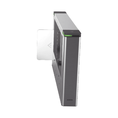 HIKVISION - Torniquete DERECHO (Contiene Tarjeta Maestra) con Sistema de Descarga Electrostatica ESD / Carril de 65 cms / Incluye Panel y Lector de Tarjeta /  6,000,000 MCBF / Administrable por software / Requiere Torniquete Izquierdo
