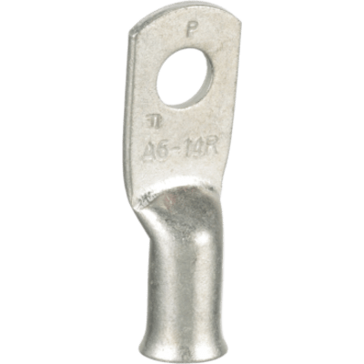 PANDUIT - Terminal de Anillo No Aislada Tubular Calibre 6 AWG Perno 1/4", Bolsa c/100 pzas.