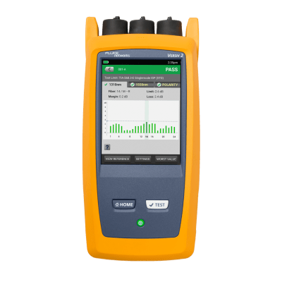 FLUKE NETWORKS - Certificador de Fibra Óptica MPO MMC Pinned/Unpinned CertiFiber Max  / Test Set de Pérdida Óptica / 24 Fibras en 1 Segundo  / Sistema Versiv / LinkWare Live / Doble Inspección