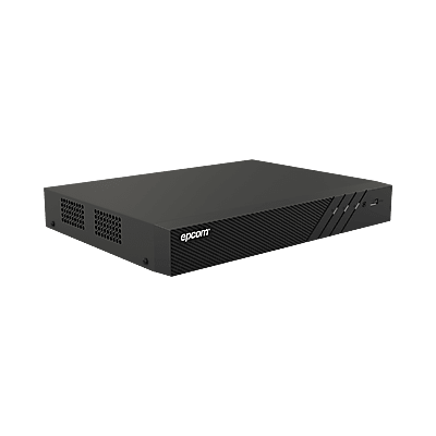 EPCOM PROFESSIONAL - DVR 16 Canales TURBOHD + 16 Canales IP / 8 Megapixel (4K) / Audio Bidireccional/ ACUSENSE / 1 Bahía de Disco Duro / Salida de Video en 4K / H.265+