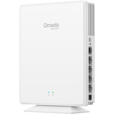TP-LINK - Punto de Acceso GPON Omada / Wi-Fi 6 AX3000 / 3.0 Gbps /1 puerto GPON / 1 Puerto FXS / 4 Puertos 10/100/1000 RJ45 / Mesh Omada / Configuración por Controlador o Stand-Alone / Para Montaje en Escritorio-Pared