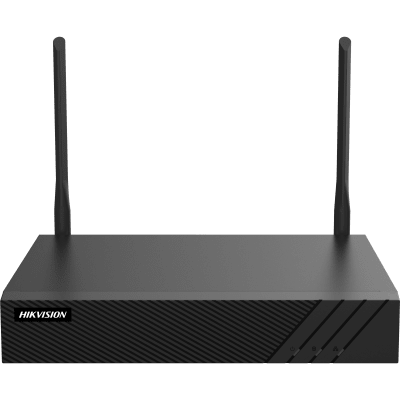 HIKVISION - NVR 4 Megapixel / 4 canales IP / 1 Bahía de Disco Duro / 2 Antenas Wi-Fi / Salida de Vídeo Full HD
