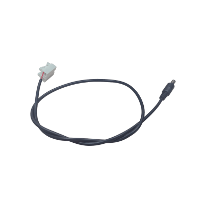 EPCOM POWERLINE - Cable con Conector Macho (Pigtail) | Forro Negro | Terminal Blanca | Alimentación para Vcc con Puntas Libres | Polarizado | Largo 22 cm ( 8.66 Pulgadas)  | Calibre 22AWG.