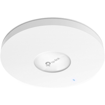 TP-LINK - Access Point Wi-Fi 6 / AX3000 / Doble Banda 2.4 GHz + 5 GHz / 4-Stream / 160 MHz / MU-MIMO / OFDMA / 1 Puerto Gigabit PoE / Montaje en Techo / Gestión Cloud Omada SDN