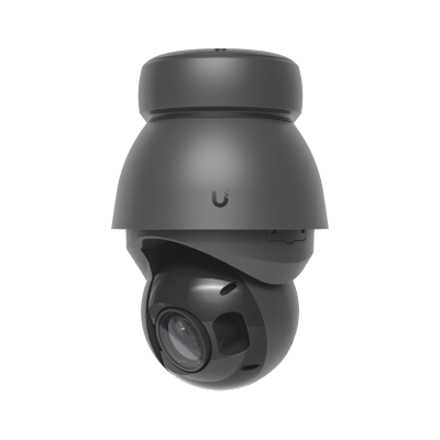 UBIQUITI - UniFi Protect AI PTZ Precision – Cámara PTZ Industrial 4K con IA Avanzada, Zoom Óptico 31×, Visión Nocturna IR Adaptativa y Enfoque Rápido por LiDAR