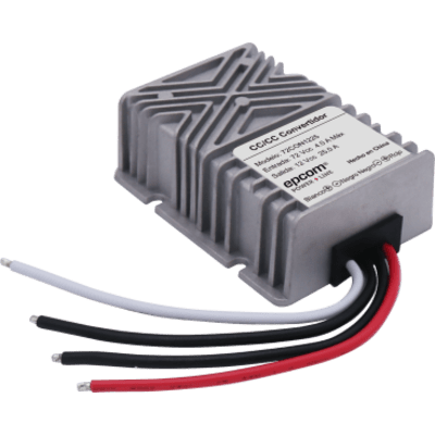 EPCOM POWERLINE - Convertidor de CD-CD / 20-90 Vcc de entrada / 12 Vcc de salida / 25 Amp Continuos