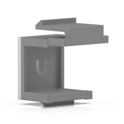 UBIQUITI - Insertos Ciegos Keystone para Cubrir Puertos No Utilizados en Patch Panel Blank de 24 Puertos, Instalación Snap-In, Paquete con 24 Piezas