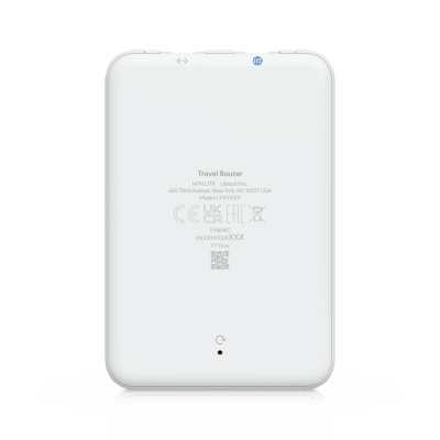 UBIQUITI - UniFi Travel Router de Viaje Ultradelgado para Extender tu Red UniFi de Forma Segura en Cualquier Lugar