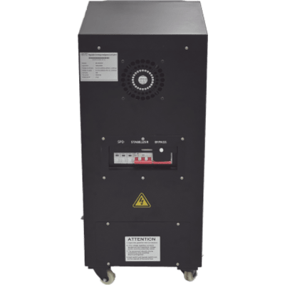 EPCOM POWERLINE - Regulador de Voltaje Trifásico / 15 kVA / 12 kW / 220/110 V / Entrada ±20% / Estabilización ±2%