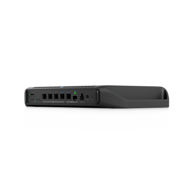 UBIQUITI - Cloud Gateway Industrial Rugerizado sin Ventilador con Puertos 10 GbE, 350W de Potencia Total para Despliegues PoE de Alta Densidad, Enrutamiento Avanzado y Almacenamiento microSD para Aplicaciones UniFi