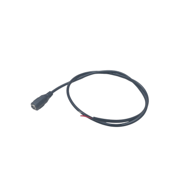 EPCOM POWERLINE - Cable con Conector Macho (Pigtail) / Forro Negro | Alimentación para Vcc con Puntas Libres | Polarizado | Largo 22 cm (8.66 Pulgadas) | Calibre 22AWG.