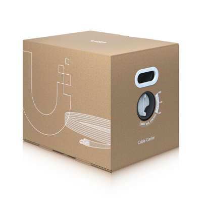 UBIQUITI - Cable Ethernet Industrial / Cat5e STP / 24 AWG Cobre Sólido / 305 m (1000 ft) / Doble Blindaje / Protección ESD y UV