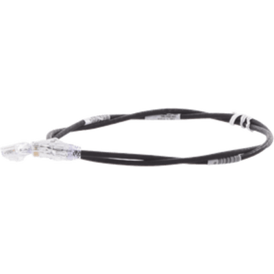 PANDUIT - Cable de Parcheo TX6, UTP Cat6, Diámetro Reducido (28AWG), Color Negro, 2 ft.