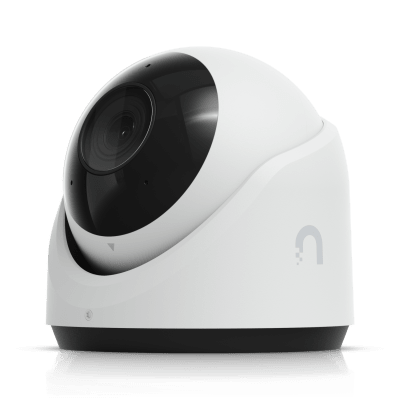 UBIQUITI - Cámara de Seguridad Turret Color Blanco / Alimentación PoE/ Resistente a Manipulaciones IK04/ Sensor de Imagen 1/1.8" 8MP/ Ajuste Manual 3 Ejes