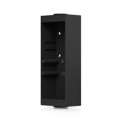 UBIQUITI - Caja de Conexión Color Negro para Lectores Profesionales UniFi Access y Doorbell, Montaje en Superficie Plana, Compatible con Conduit de 3/4”
