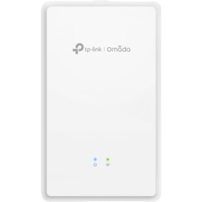 TP-LINK - Punto de Acceso GPON de Pared / AX1800 Wi-Fi 6 / 1.8 Gbps / 2 Puertos Gigabit con PoE de Salida / FXS VoIP / Gestión Cloud Omada / Mesh y Roaming