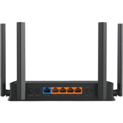 TP-LINK - Router Wi-Fi 7 / BE3600 3.6 Gbps / Doble Banda / MLO 4K-QAM / 5 Puertos Gigabit / 4 Antenas Beamforming / EasyMesh