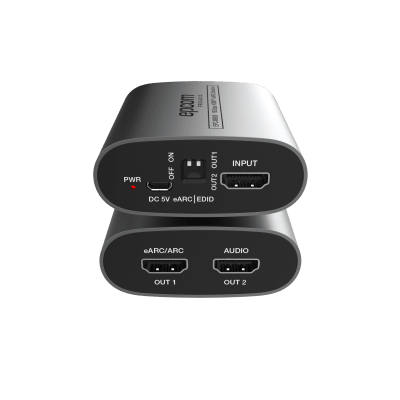 EPCOM PROAUDIO - Extractor eARC HDMI | 18 Gbps | Audio Digital | Compatibilidad 4K HDR | Diseño Compacto