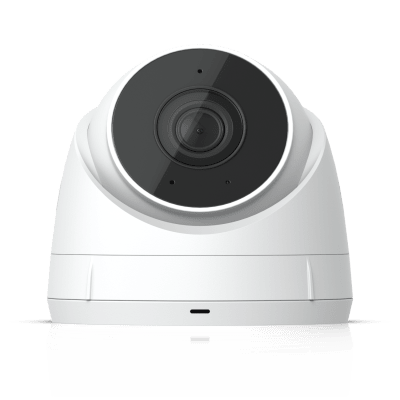 UBIQUITI - Cámara UniFi Protect G5 Turret Ultra, compacta, para exterior / 2K (4 MPX) / ángulo 102.4° / visión nocturna hasta 30mts/ detección de eventos / micrófono, POE+