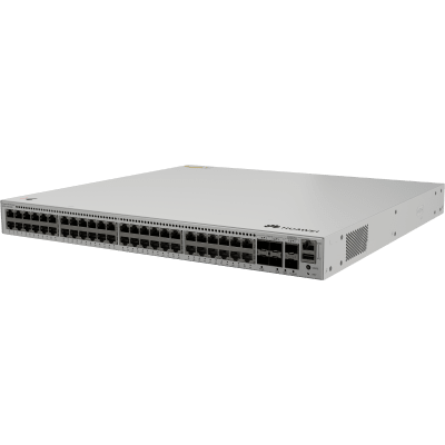 HUAWEI - Switch eKit Core Empresarial Capa 3 / 48 Puertos Gigabit + 4 SFP+ / iStack con 2 Puertos Dedicados / Fuente Redundante 1+1 / Libre de Licenciamiento