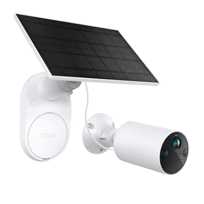 TP-LINK - Kit Cámara Seguridad Solar / 2K 3MP (2304×1296 px) / Visión Nocturna Color / Batería 6400 mAh 180 Días / IP65 / Panel Solar Integrado / Detección IA Personas / Audio Bidireccional