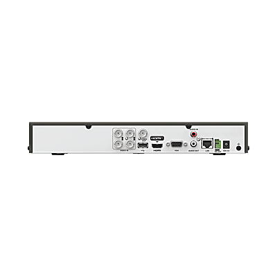 EPCOM PROFESSIONAL - DVR 4 Canales 4K TURBOHD + 4 Canales IP / 8 Megapixel (4K) / Audio Bidireccional por Coaxitron / ACUSENSE  / 1 Bahía de Disco Duro / Salida de Video en Full HD / H.265+