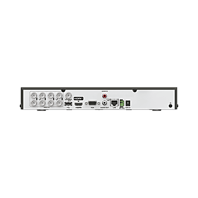 EPCOM PROFESSIONAL - DVR 8 Canales TURBOHD + 8 Canales IP / 8 Megapixel (4K) / Audio Bidireccional por Coaxitron / ACUSENSE / 1 Bahía de Disco Duro / Salida de Video en 4K / H.265+