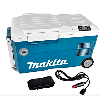 MAKITA - Hielera Térmica inalámbrica de 20L, Frio de 10° a -10°C, Caliente de 30 a 60°C,