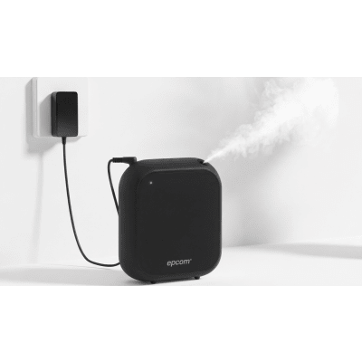 EPCOM - Difusor de Aromas Comercial / 150 ml / Cobertura 200 m² (2152.8 ft²) / Atomización Sin Agua / Control por App / Montaje en Pared