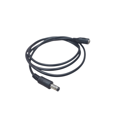 EPCOM POWERLINE - Cable con Conector Macho  ahembra (Pigtail) | Forro negro |  Alimentación para Vcc | Polarizado | Largo 1 metro | Calibre 22AWG.