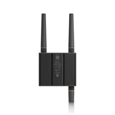 UBIQUITI - Router UniFi Ultra LTE con WiFi 4 / ranura para 1 tarjeta SIM / 2 Puertos RJ45 10/100Mbps / Alimentación por USB Type-C y ATX DC / Bandas LTE B2, B4, B5 /