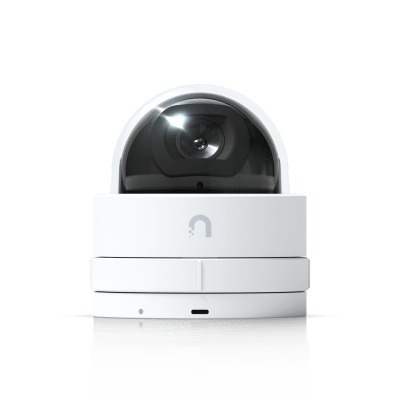 UBIQUITI - Cámara IP UniFi G5 Domo Ultra, de bajo perfil para interior, 2K (4MPX), ángulo amplio 102.4°, visión nocturna IR hasta 20 mts, detección de eventos, para pared o techo