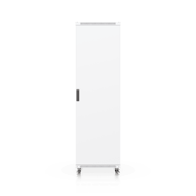 UBIQUITI - UACC Rack Cabinet 42U (600 × 1000 mm) – Gabinete de Piso Totalmente Ensamblado con Ventiladores Integrados, Paneles Removibles, Ruedas con Seguro y Puerta Frontal de Vidrio Templado