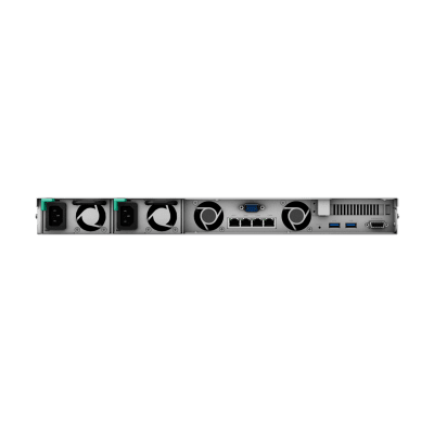 SYNOLOGY - NAS RackStation RS1619xs+ | 4 Bahías | CPU Intel Xeon D-1527 Quad-Core | 8 GB DDR4 ECC (Ampliable a 64 GB) | 2 Ranuras M.2 NVMe/SATA | 4 Puertos LAN 1GbE | Soporte 10GbE Opcional | Escalable hasta 16 Bahías.