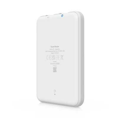 UBIQUITI - UniFi Travel Router de Viaje Ultradelgado para Extender tu Red UniFi de Forma Segura en Cualquier Lugar